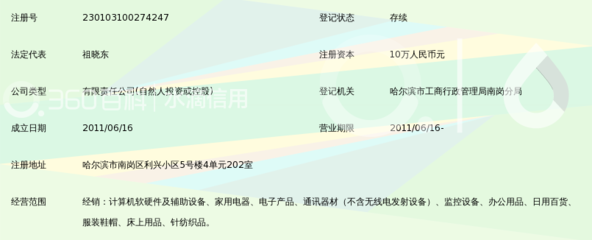 哈尔滨申达伟业商贸公司简介 - 计算机软硬件及辅助设备零售业务